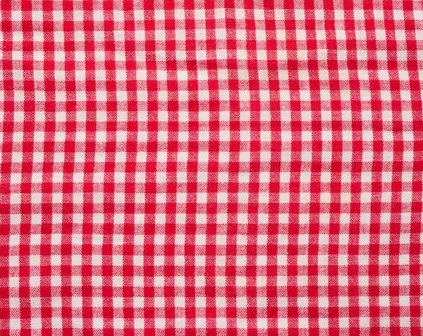 Asciugamano Cucina Cotone Rosso Bianco Primo Piano — Foto Stock