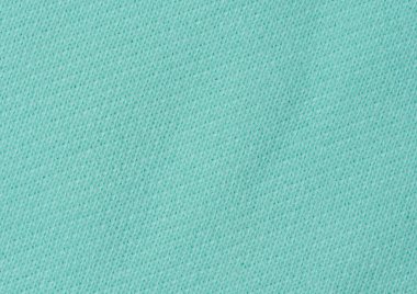 Giysi yapmak için pamuk nane rengi kumaş dokusu