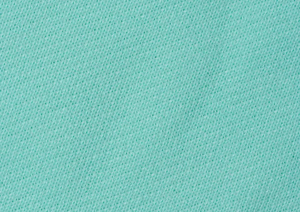Bawełniana Tekstura Tkaniny Kolorze Mięty Wyrobu Odzieży — Zdjęcie stockowe