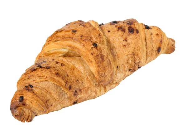 Baked Croissant White Isolated Background — Stock Photo, Image