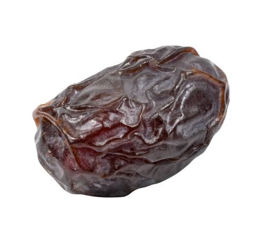 İzole edilmiş beyaz arkaplanda olgun tarih, kapat