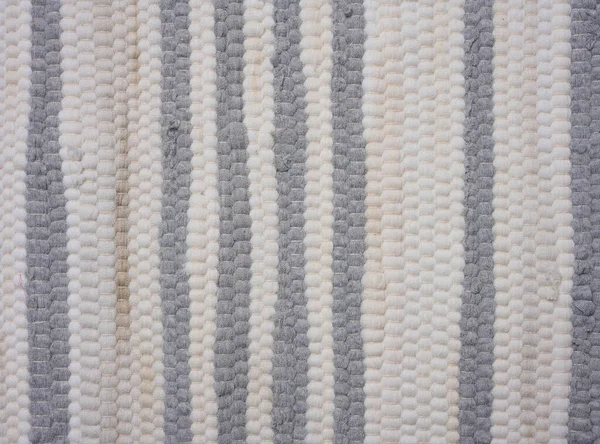 Fragment Knitted White Gray Fabric Close — Stock Photo, Image