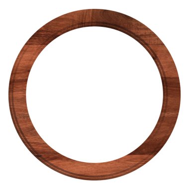 Fotoğraf ve resim için boş meşe çerçevesi