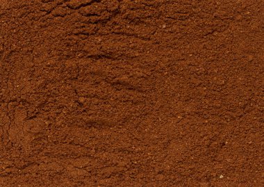 Dağınık kahve çekirdekleri, üst manzara.