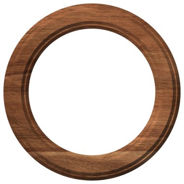 Fotoğraf ve resim için boş meşe çerçevesi