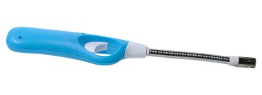 Mutfak ocakları, şömine ve izole arka planda ateş için gaz çakmağı