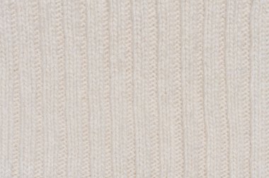 Beyaz yün ipliklerden örülmüş kumaş, at kuyruğu deseni, tam çerçeve