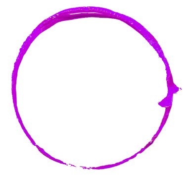 İzole edilmiş arkaplanda pembe suluboya izi var.