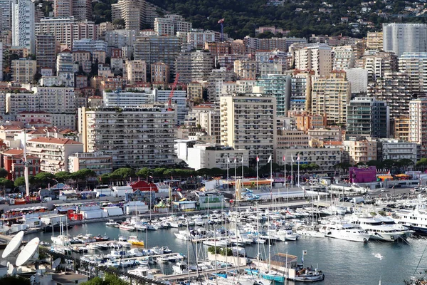 モナコ モナコ 2022 晴れた日にモナコの港のヘラクレスの眺め — ストック写真