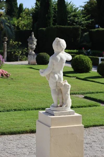 Saint Jean Cap Ferrat Francia Julio 2021 Esculturas Jardín Villa — Foto de Stock
