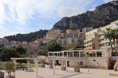 Kaptan D 'Ail, Fransa - 19.03.2023: Güney Fransa' da Fransız Rivierası 'nda Kaptan d' Ail 'in manzarası