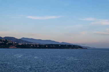 Monako 'dan Roquebrune Cap Martin' e Görünüm