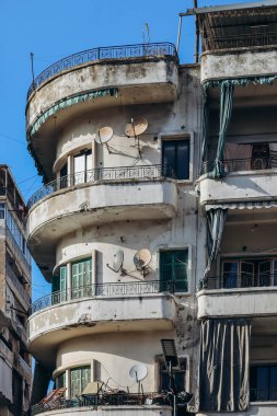 Beyrut, Lübnan 'da tipik bir ön cephe