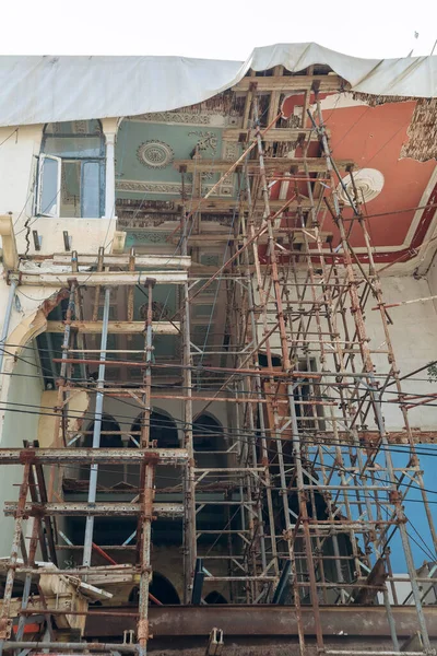 Verlaten Vernielde Gebouwen Het District Achrafieh Beiroet Libanon — Stockfoto