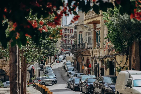 Beirut Libanon 2023 Alte Häuser Achrafieh Viertel Beiru — Stockfoto