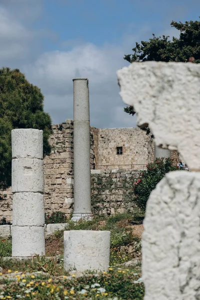 Roman Ruins Lebanese Ancient City Byblos — Stock Photo, Image