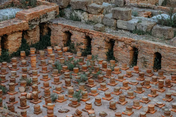 stock image The ruins of the Roman baths in the center of Beirut