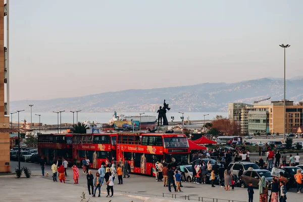 レバノンのベイルート 2023 殉教者の広場 ベイルートの歴史的中心公共広場 — ストック写真