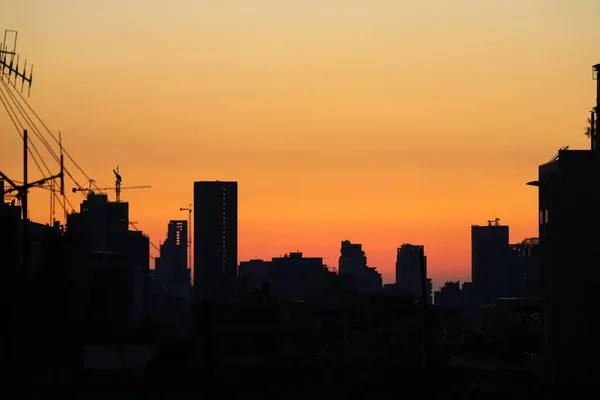 Skyline Beirut Vid Solnedgången — Stockfoto