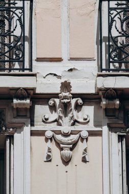 Nice 'in Fransız Rivierası' ndaki tarihi merkezinin güzel cepheleri