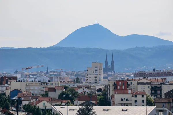 Panorama View Clermont Ferrand Volcano Puy Dome — Stock Photo, Image