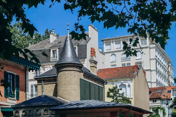 Fassadenfragmente Stadtzentrum Von Vichy Frankreich — Stockfoto