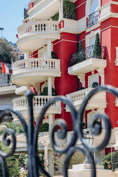 Монако Монако Июня 2023 Года Красивые Фасады Княжества Монако — стоковое фото