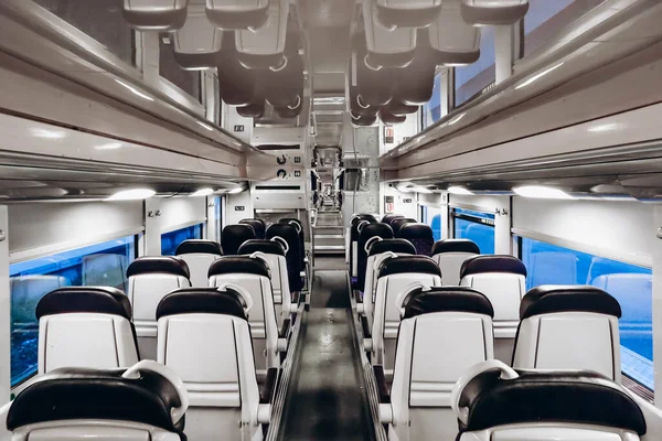 Ницца Франция Июля 2023 Года Внутри Поезда Sncf Тип Ter — стоковое фото