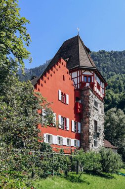 Das Rote Haus, Vaduz 'un sembolü, çünkü ortaçağdaki en eski ev..