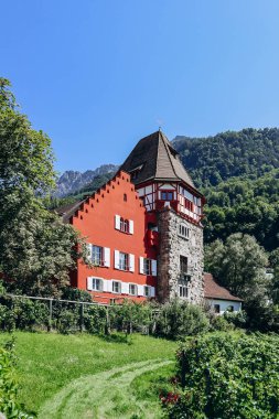 Das Rote Haus, Vaduz 'un sembolü, çünkü ortaçağdaki en eski ev..