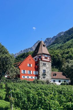 Das Rote Haus, Vaduz 'un sembolü, çünkü ortaçağdaki en eski ev..