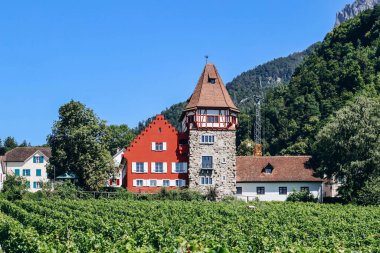Das Rote Haus, Vaduz 'un sembolü, çünkü ortaçağdaki en eski ev..