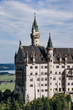 Güney Almanya, Bavyera 'daki ünlü Neuschwanstein Şatosu