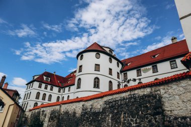 Fussen, Bavyera, Güney Almanya 'nın pitoresk şehir merkezi