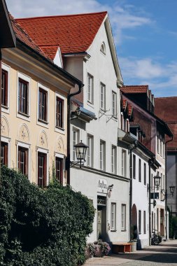 Fussen, Almanya - 14 Ağustos 2023: Fussen, Fussen 'deki 