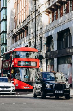 London, United Kingdom - September 25, 2023: beautiful Mayfair district in the West End of London, on an autumn warm day clipart