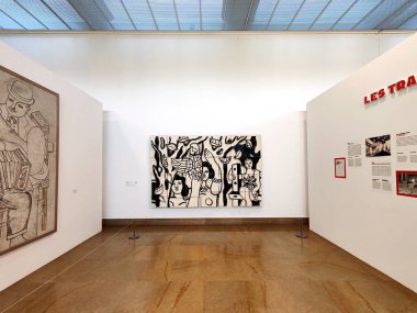 Biot, Fransa - 4 Aralık 2023: Biot 'taki Fernand Leger Ulusal Müzesi