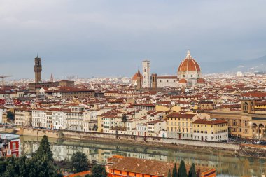 Piazzale Michelangelo 'dan muhteşem Floransa manzarası
