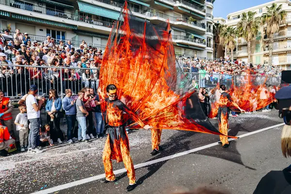 Menton, Fransa - 18 Şubat 2024: Menton 'daki 