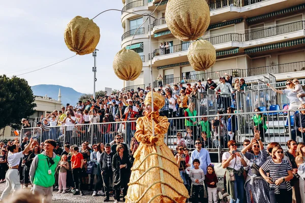 Menton, Fransa - 18 Şubat 2024: Menton 'daki 