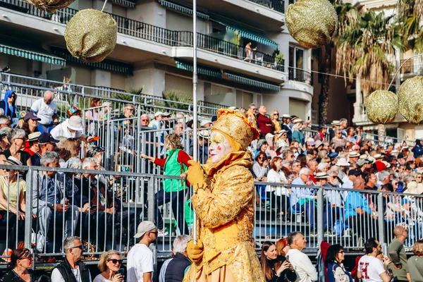 Menton, Fransa - 18 Şubat 2024: Menton 'daki 