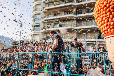 Menton, Fransa - 18 Şubat 2024: Menton 'daki 