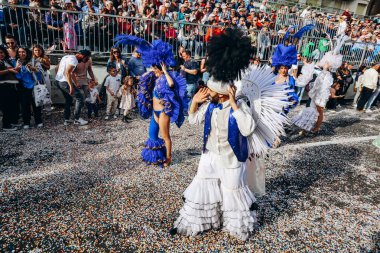 Menton, Fransa - 18 Şubat 2024: Menton 'daki 