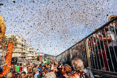 Menton, Fransa - 18 Şubat 2024: Menton 'daki 