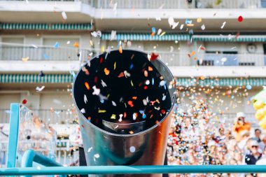 Menton, Fransa - 18 Şubat 2024: Menton 'daki 