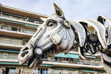 Menton, Fransa - 18 Şubat 2024: Menton 'daki 