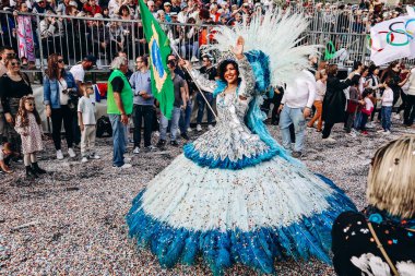 Menton, Fransa - 18 Şubat 2024: Menton 'daki 