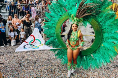 Menton, Fransa - 18 Şubat 2024: Menton 'daki 