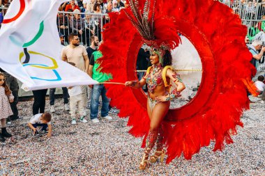 Menton, Fransa - 18 Şubat 2024: Menton 'daki 