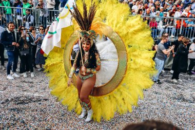 Menton, Fransa - 18 Şubat 2024: Menton 'daki 